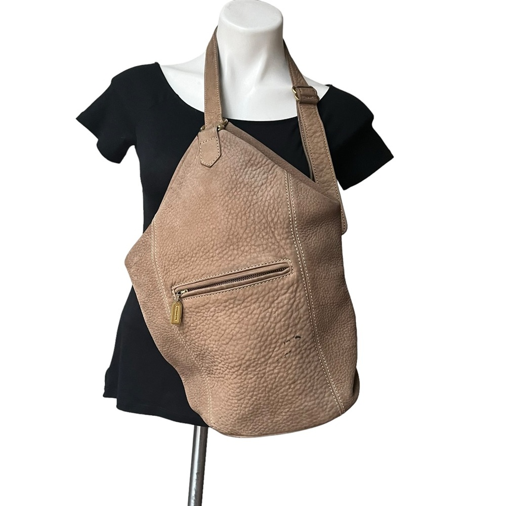 Vintage COACH Sonoma Flat Pack Nubuc #4944 Luxury Designer Sling Backpack RARE - Picture 3 of 16